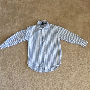 Gap Small 6/7 Collar Button Down Long Sleeve Shirt